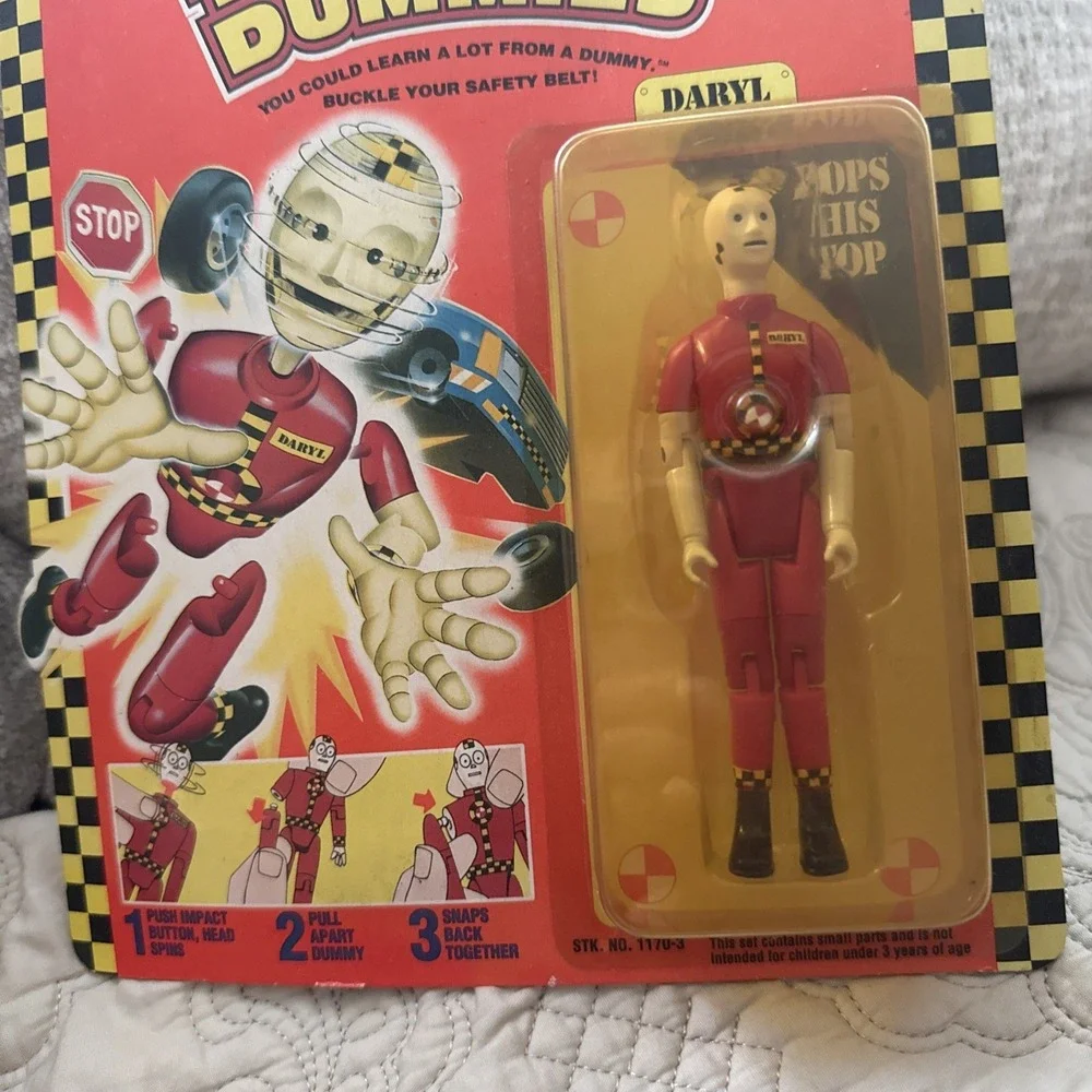 The Incredible Crash Dummies DARYL Figure Tyco 1991